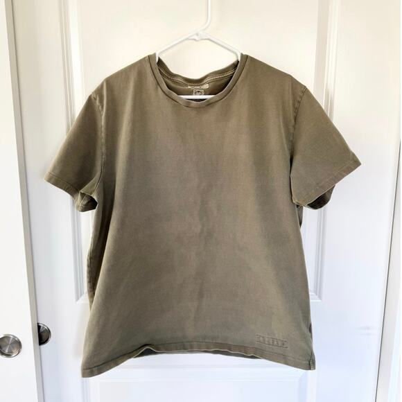 HIROSHI KATO The Stamp T-Shirt Military Green XL - Picture 2 of 6